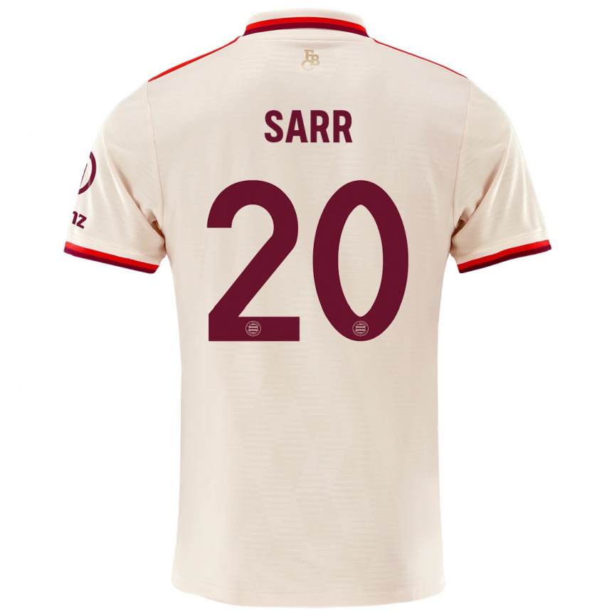 Niño Fútbol Camiseta Bouna Sarr #20 Lino Equipación Tercera 2024/25 Argentina