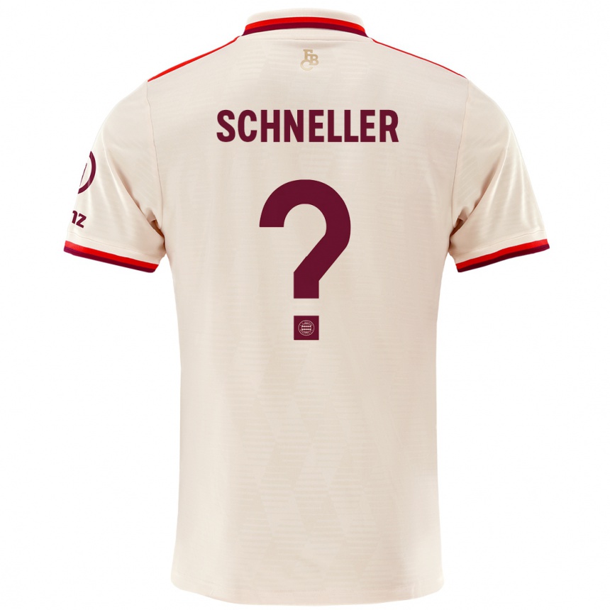 Niño Fútbol Camiseta Lukas Schneller #0 Lino Equipación Tercera 2024/25 Argentina