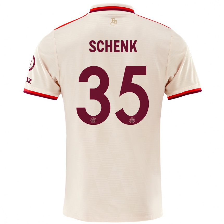 Niño Fútbol Camiseta Johannes Schenk #35 Lino Equipación Tercera 2024/25 Argentina