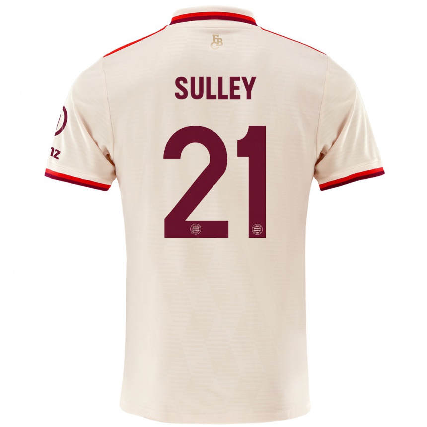 Niño Fútbol Camiseta Williams Baffour Sulley #21 Lino Equipación Tercera 2024/25 Argentina