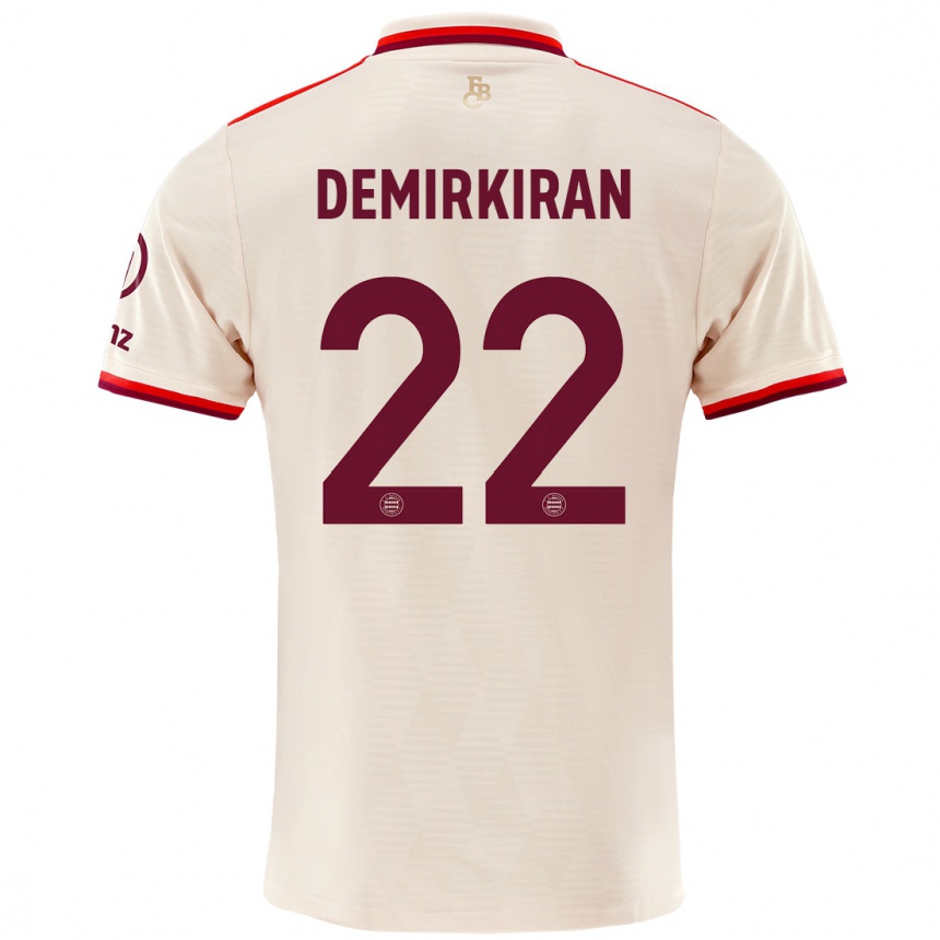 Niño Fútbol Camiseta Ediz Demirkiran #22 Lino Equipación Tercera 2024/25 Argentina