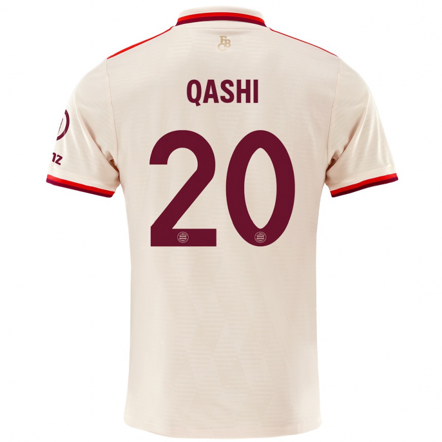 Niño Fútbol Camiseta Yousef Qashi #20 Lino Equipación Tercera 2024/25 Argentina