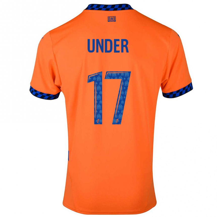 Niño Fútbol Camiseta Cengiz Under #17 Naranja Azul Oscuro Equipación Tercera 2024/25 Argentina