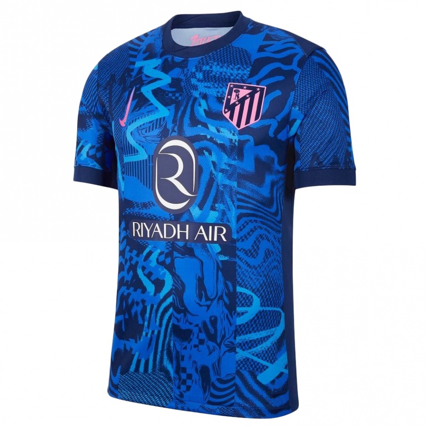 Niño Fútbol Camiseta Luciano Garcia #0 Azul Real Equipación Tercera 2024/25 Argentina