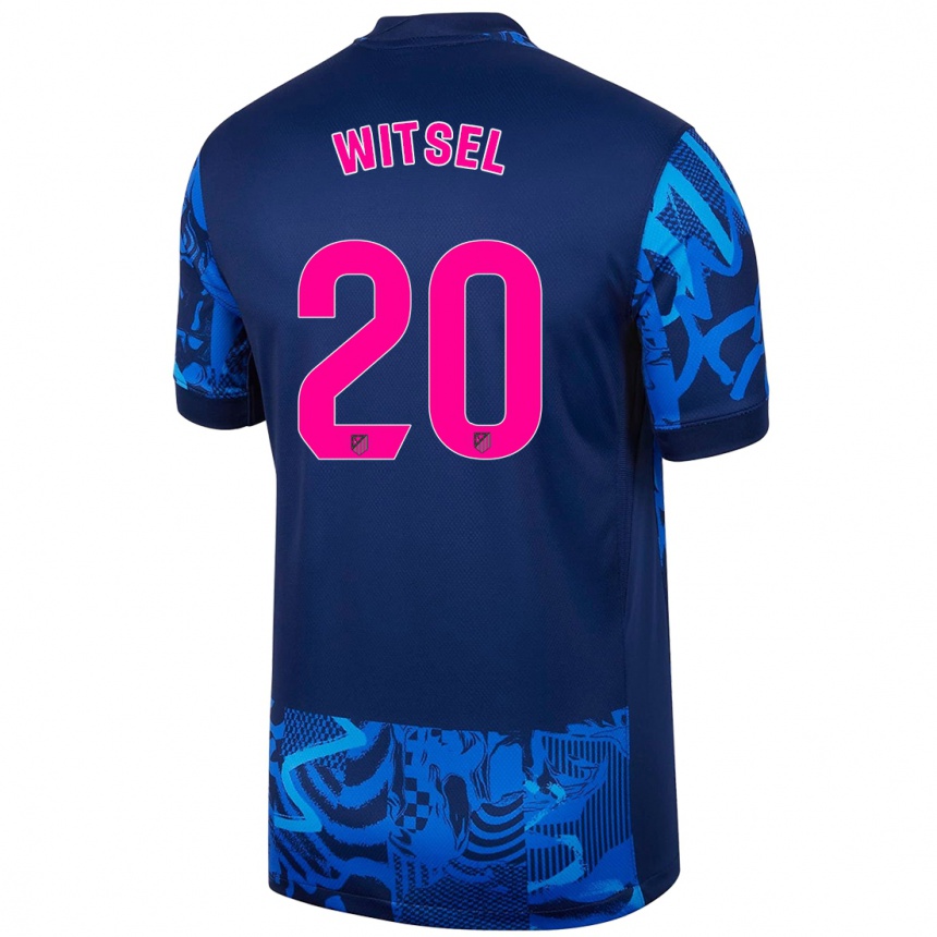 Niño Fútbol Camiseta Axel Witsel #20 Azul Real Equipación Tercera 2024/25 Argentina