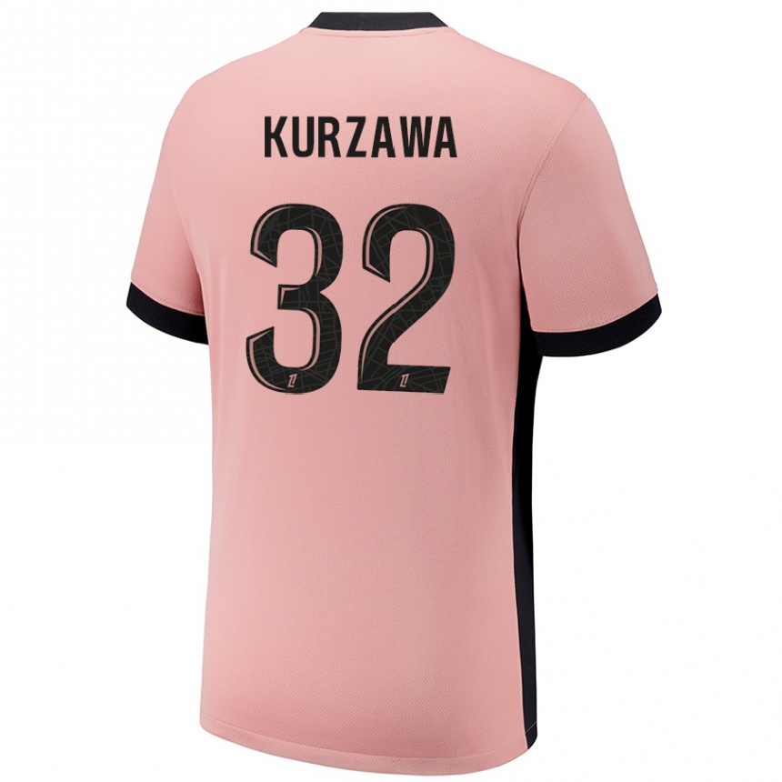 Niño Fútbol Camiseta Layvin Kurzawa #32 Rosa Óxido Equipación Tercera 2024/25 Argentina