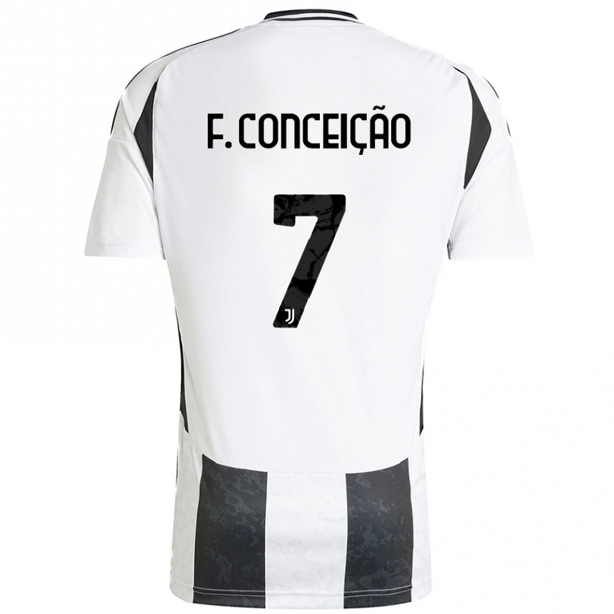 Hombre Fútbol Camiseta Francisco Conceicao #7 Azul Blanco 1ª Equipación 2024/25 Argentina