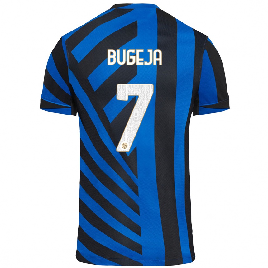 Hombre Fútbol Camiseta Haley Bugeja #7 Azul Negro 1ª Equipación 2024/25 Argentina