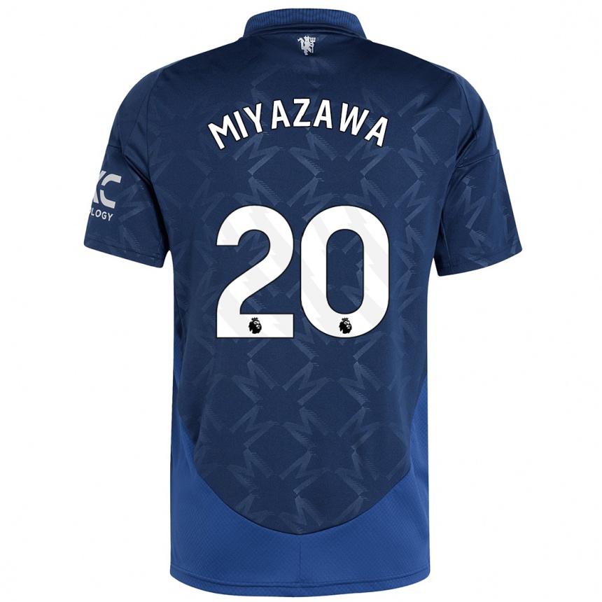 Hombre Fútbol Camiseta Hinata Miyazawa #20 Índigo 2ª Equipación 2024/25 Argentina