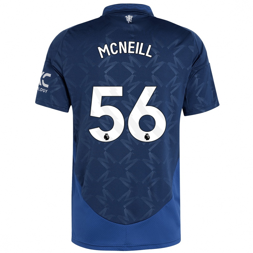 Hombre Fútbol Camiseta Charlie Mcneill #56 Índigo 2ª Equipación 2024/25 Argentina