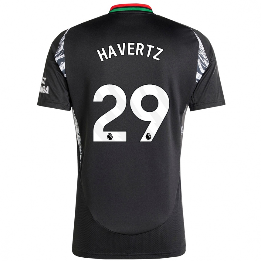 Hombre Fútbol Camiseta Kai Havertz #29 Negro 2ª Equipación 2024/25 Argentina