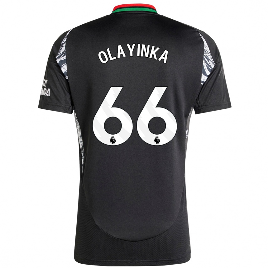 Hombre Fútbol Camiseta James Olayinka #66 Negro 2ª Equipación 2024/25 Argentina