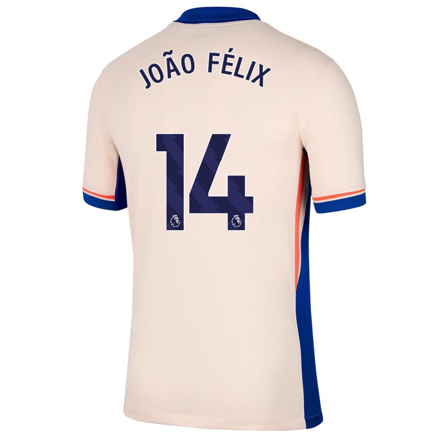 Hombre Fútbol Camiseta Joao Felix #14 Beige Claro 2ª Equipación 2024/25 Argentina