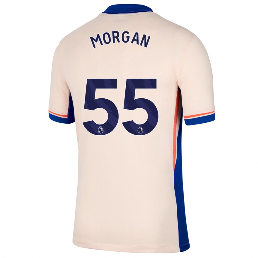 Hombre Fútbol Camiseta Jimmy-Jay Morgan #55 Beige Claro 2ª Equipación 2024/25 Argentina