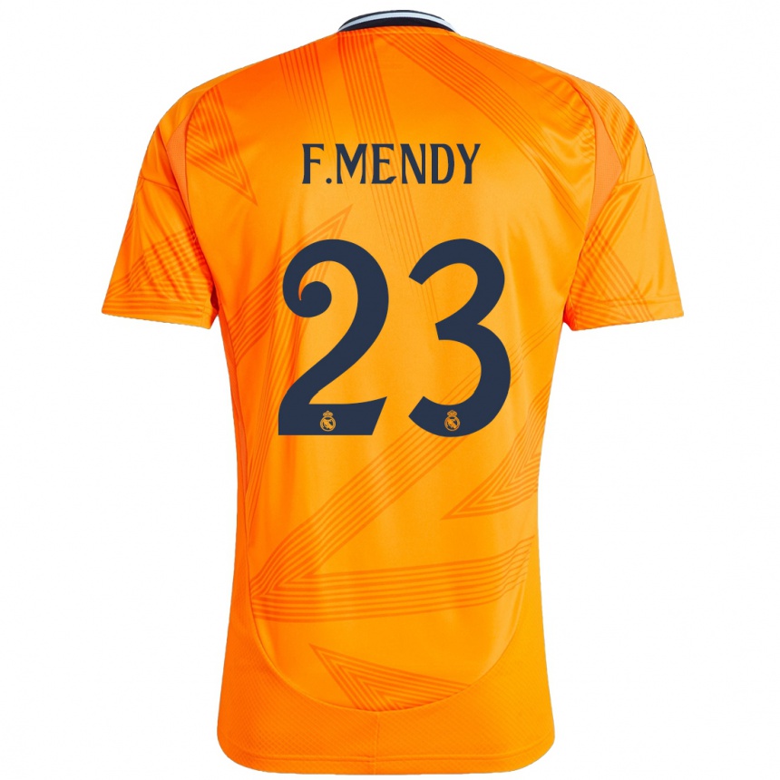 Hombre Fútbol Camiseta Ferland Mendy #23 Naranja 2ª Equipación 2024/25 Argentina