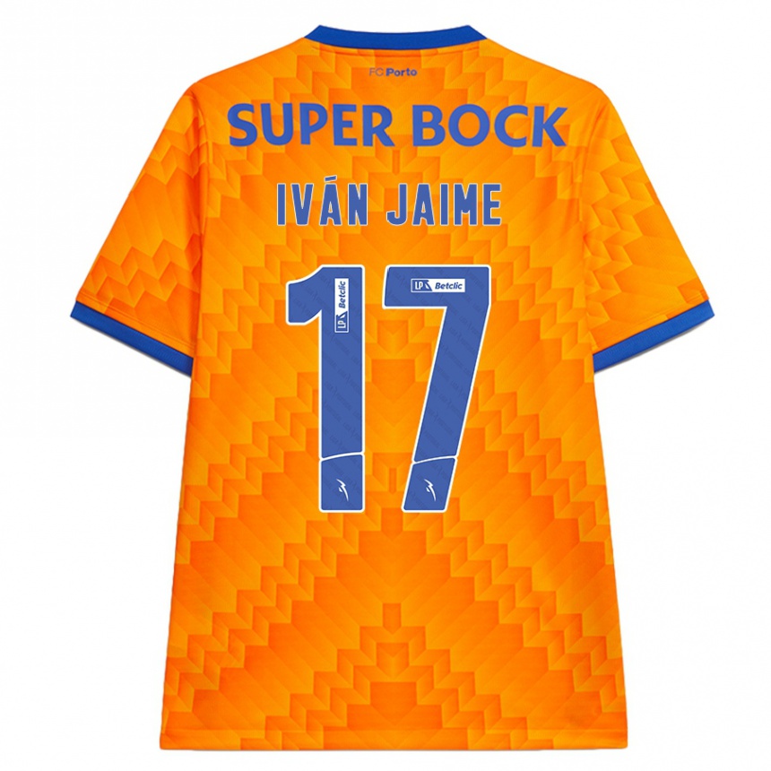 Hombre Fútbol Camiseta Iván Jaime #17 Naranja 2ª Equipación 2024/25 Argentina