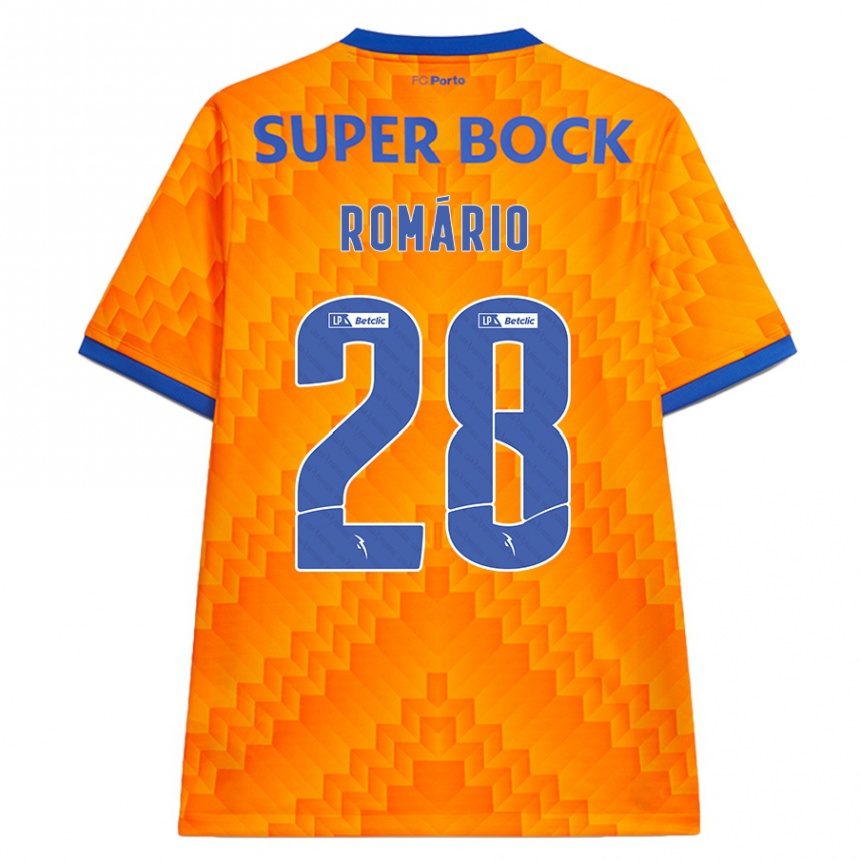 Hombre Fútbol Camiseta Romário Baró #28 Naranja 2ª Equipación 2024/25 Argentina