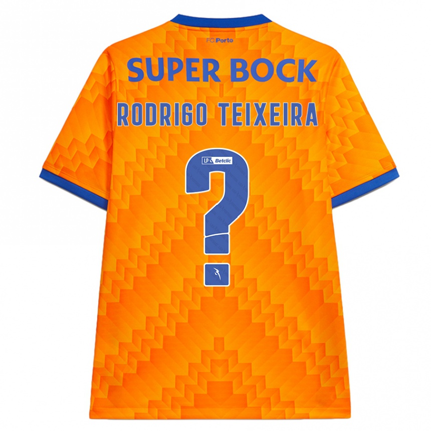 Hombre Fútbol Camiseta Rodrigo Teixeira #0 Naranja 2ª Equipación 2024/25 Argentina