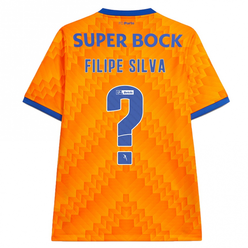 Hombre Fútbol Camiseta Filipe Silva #0 Naranja 2ª Equipación 2024/25 Argentina