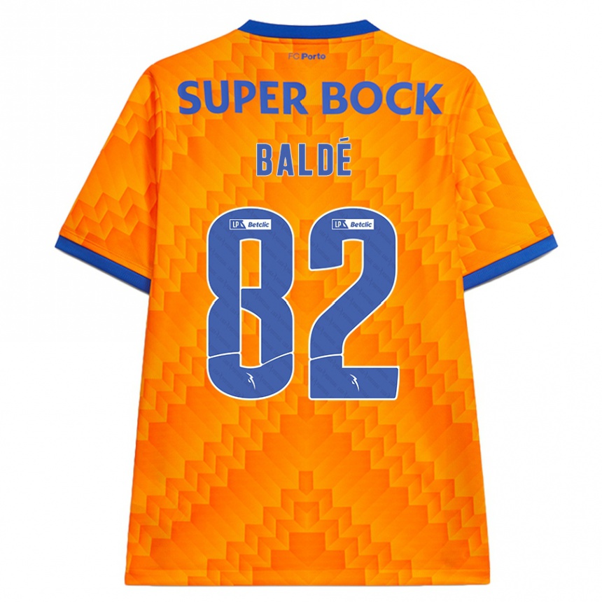 Hombre Fútbol Camiseta Alfa Baldé #82 Naranja 2ª Equipación 2024/25 Argentina