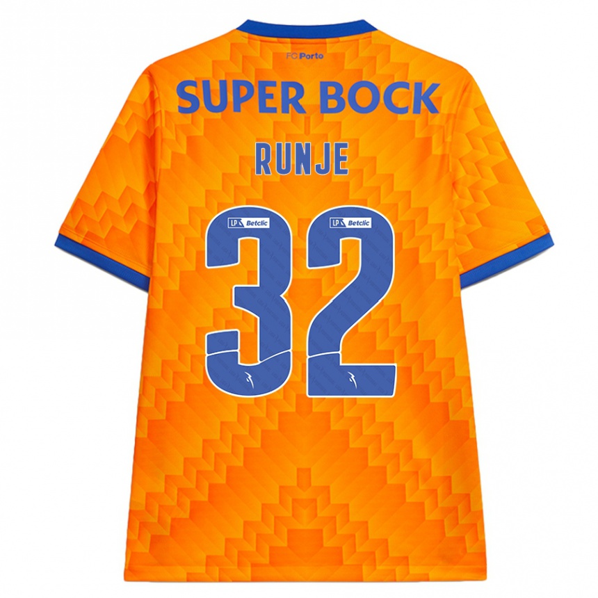 Hombre Fútbol Camiseta Roko Runje #32 Naranja 2ª Equipación 2024/25 Argentina