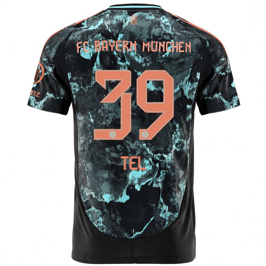 Hombre Fútbol Camiseta Mathys Tel #39 Negro 2ª Equipación 2024/25 Argentina