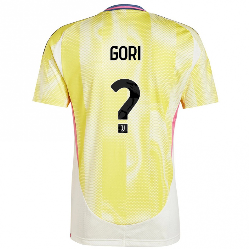 Hombre Fútbol Camiseta Stefano Gori #0 Amarillo Solar 2ª Equipación 2024/25 Argentina