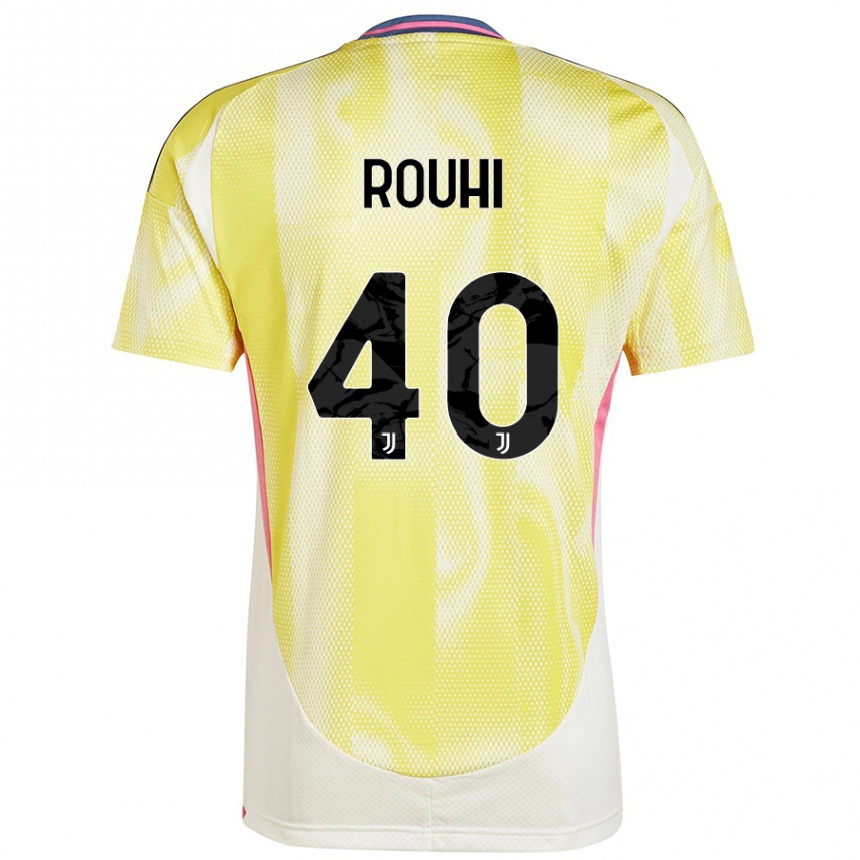 Hombre Fútbol Camiseta Jonas Rouhi #40 Amarillo Solar 2ª Equipación 2024/25 Argentina