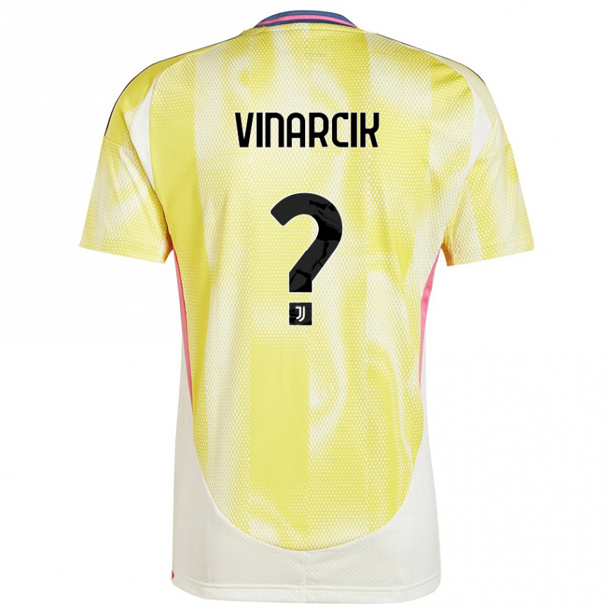 Hombre Fútbol Camiseta Jakub Vinarcik #0 Amarillo Solar 2ª Equipación 2024/25 Argentina