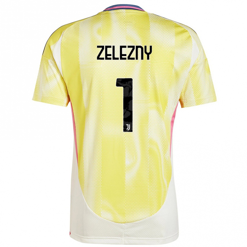 Hombre Fútbol Camiseta Radoslaw Zelezny #1 Amarillo Solar 2ª Equipación 2024/25 Argentina