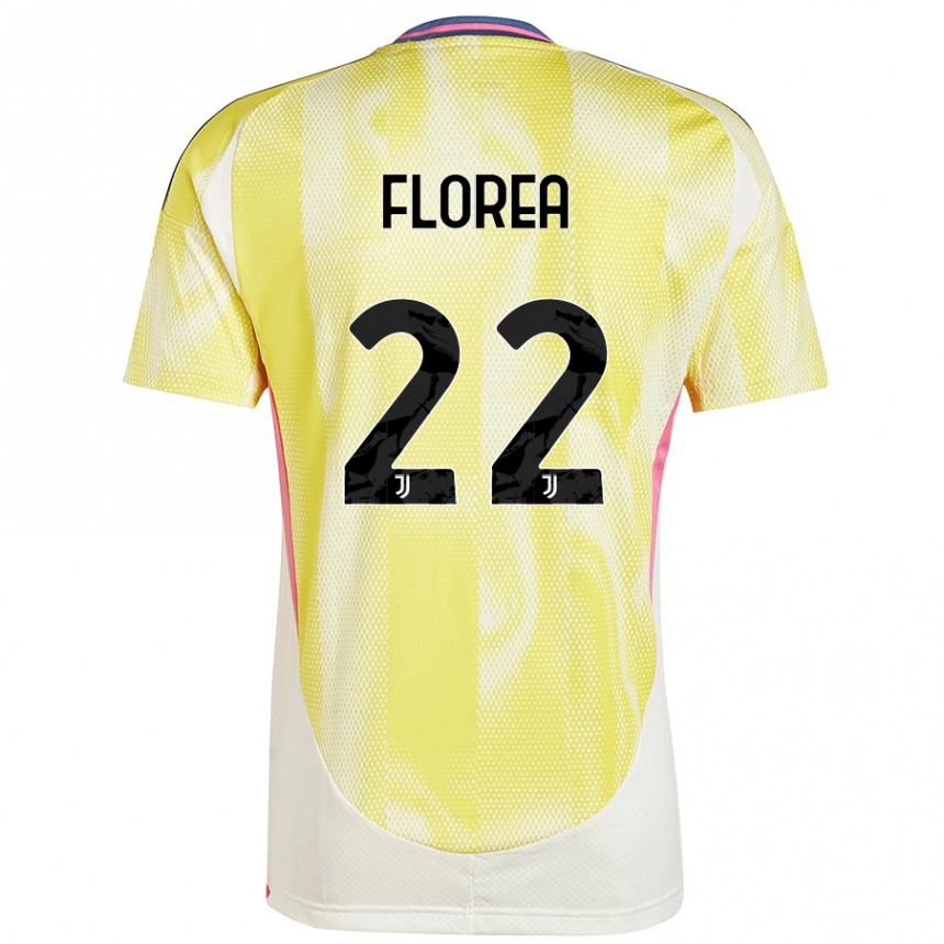 Hombre Fútbol Camiseta Andrei Florea #22 Amarillo Solar 2ª Equipación 2024/25 Argentina