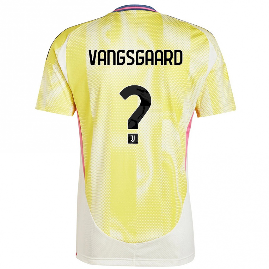 Hombre Fútbol Camiseta Amalie Vangsgaard #0 Amarillo Solar 2ª Equipación 2024/25 Argentina