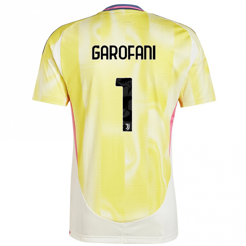 Hombre Fútbol Camiseta Giovanni Garofani #1 Amarillo Solar 2ª Equipación 2024/25 Argentina