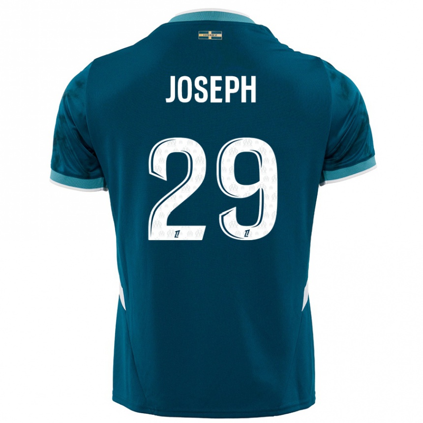 Hombre Fútbol Camiseta Darlina Joseph #29 Azul Turquesa 2ª Equipación 2024/25 Argentina