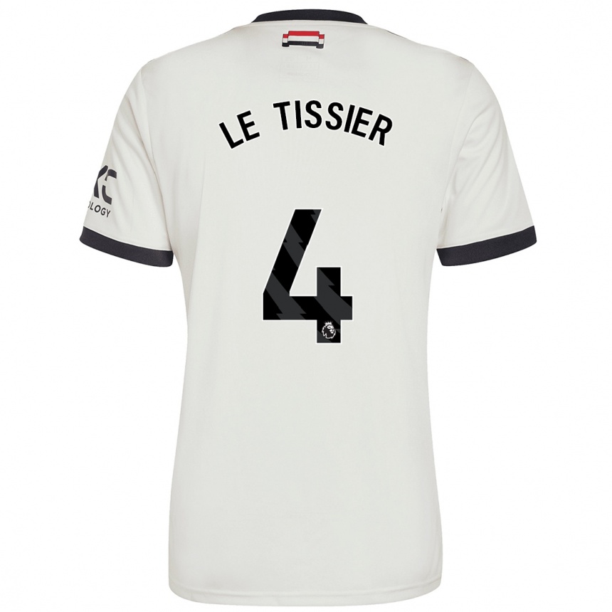 Hombre Fútbol Camiseta Maya Le Tissier #4 Blanquecino Equipación Tercera 2024/25 Argentina