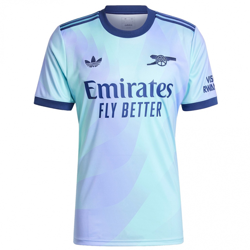 Hombre Fútbol Camiseta Su Nombre #0 Agua Equipación Tercera 2024/25 Argentina