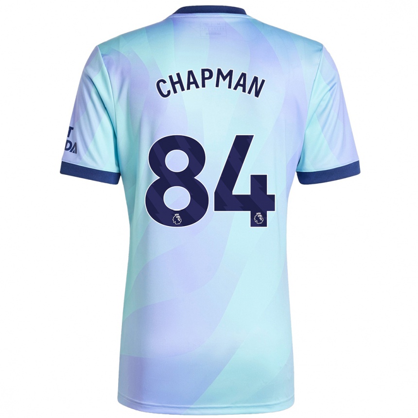 Hombre Fútbol Camiseta Samuel Chapman #84 Agua Equipación Tercera 2024/25 Argentina