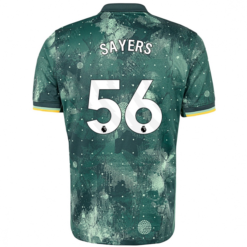 Hombre Fútbol Camiseta Charlie Sayers #56 Verde Menta Equipación Tercera 2024/25 Argentina