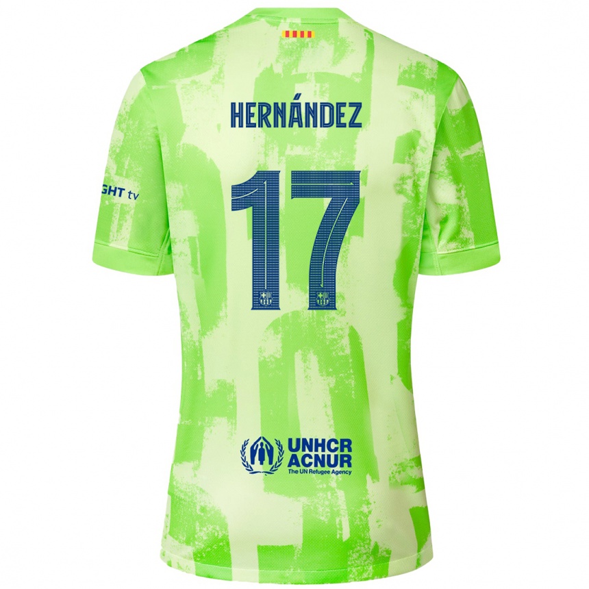 Hombre Fútbol Camiseta Juan Hernández #17 Lima Equipación Tercera 2024/25 Argentina