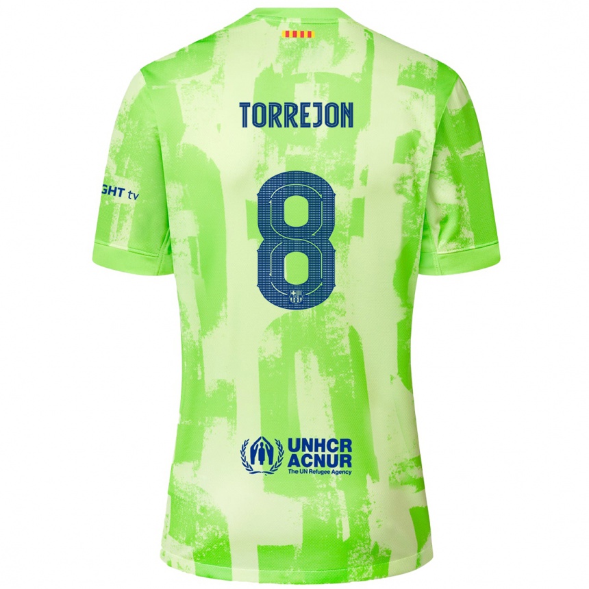 Hombre Fútbol Camiseta Marta Torrejón #8 Lima Equipación Tercera 2024/25 Argentina