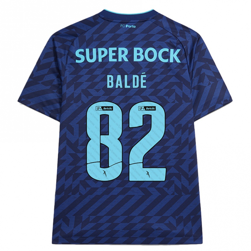 Hombre Fútbol Camiseta Alfa Baldé #82 Azul Marino Equipación Tercera 2024/25 Argentina