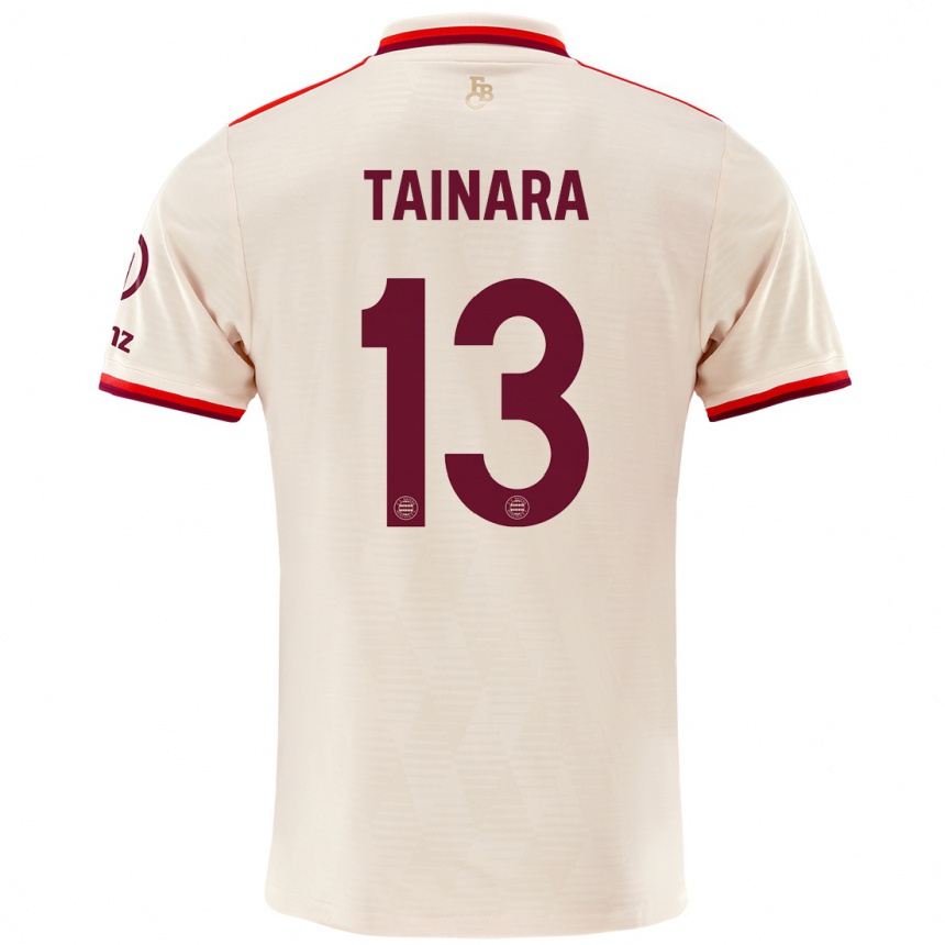 Hombre Fútbol Camiseta Tainara #13 Lino Equipación Tercera 2024/25 Argentina