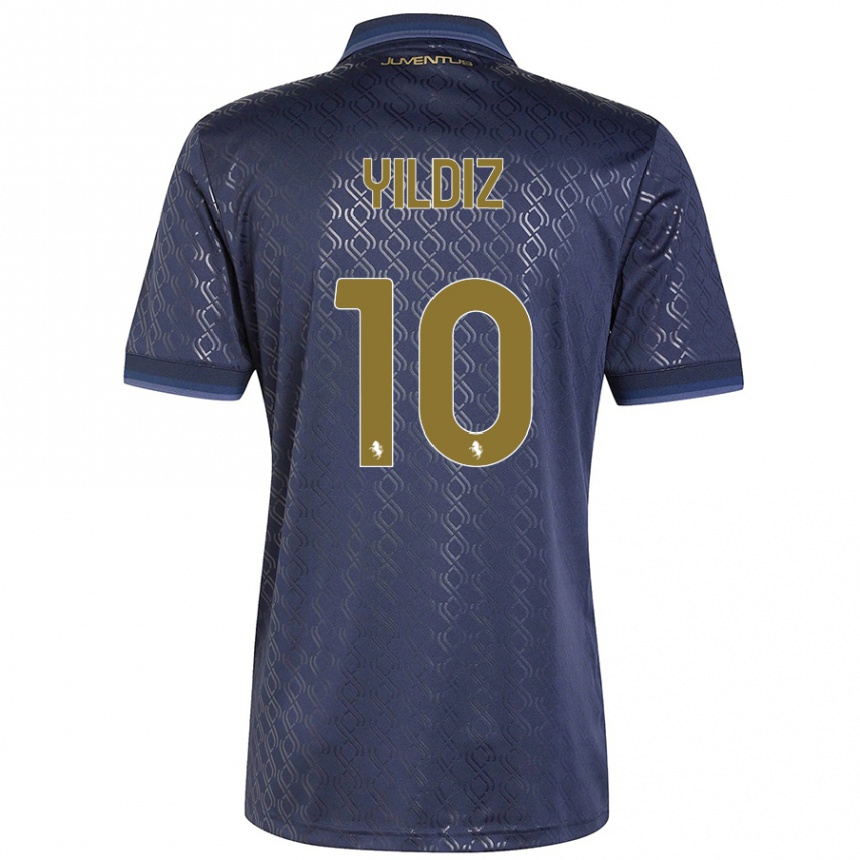 Hombre Fútbol Camiseta Kenan Yildiz #10 Azul Marino Equipación Tercera 2024/25 Argentina