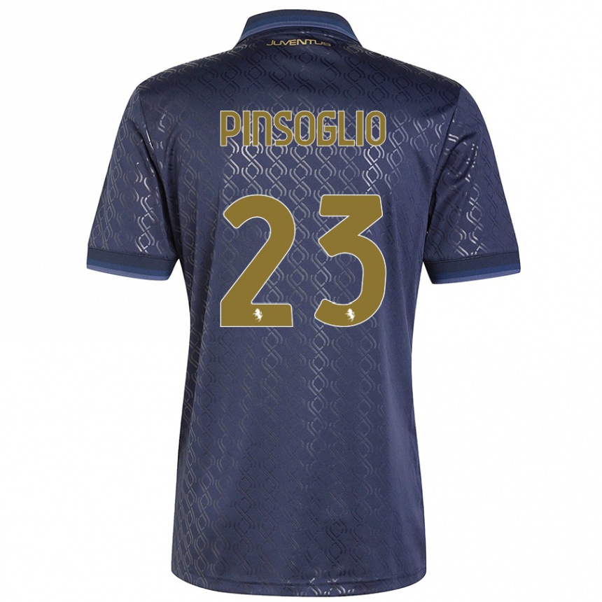 Hombre Fútbol Camiseta Carlo Pinsoglio #23 Azul Marino Equipación Tercera 2024/25 Argentina