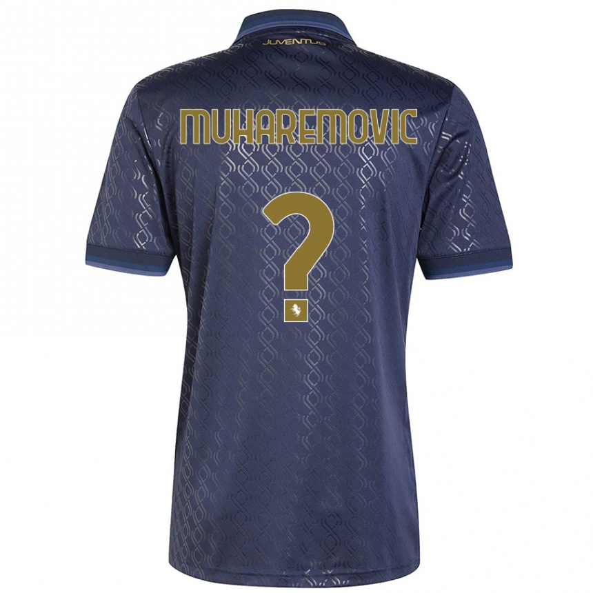 Hombre Fútbol Camiseta Tarik Muharemovic #0 Azul Marino Equipación Tercera 2024/25 Argentina