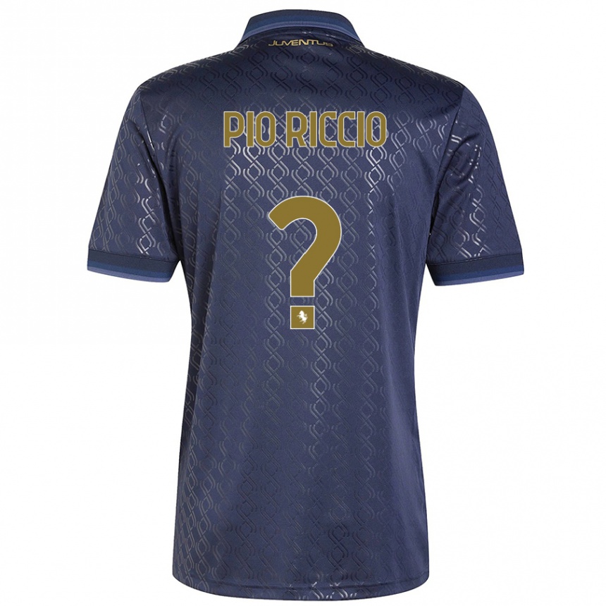 Hombre Fútbol Camiseta Alessandro Pio Riccio #0 Azul Marino Equipación Tercera 2024/25 Argentina