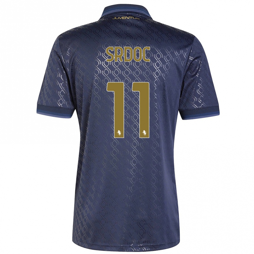 Hombre Fútbol Camiseta Ivano Srdoc #11 Azul Marino Equipación Tercera 2024/25 Argentina