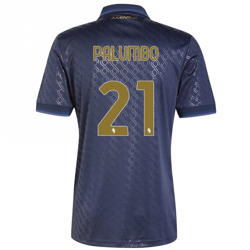 Hombre Fútbol Camiseta Martin Palumbo #21 Azul Marino Equipación Tercera 2024/25 Argentina