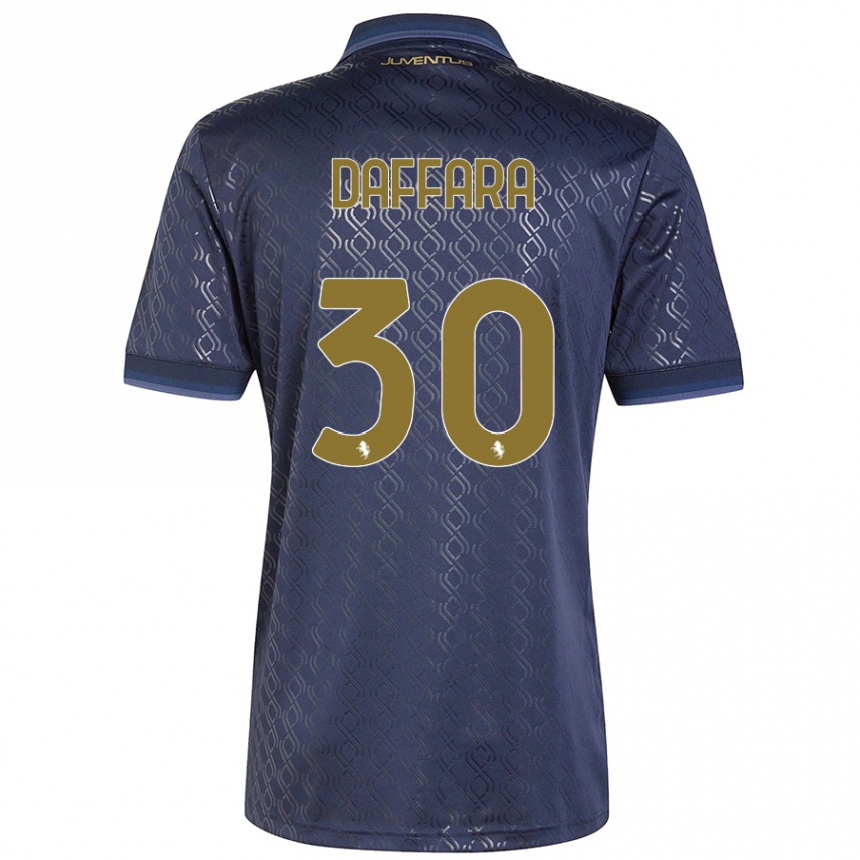 Hombre Fútbol Camiseta Giovanni Daffara #30 Azul Marino Equipación Tercera 2024/25 Argentina