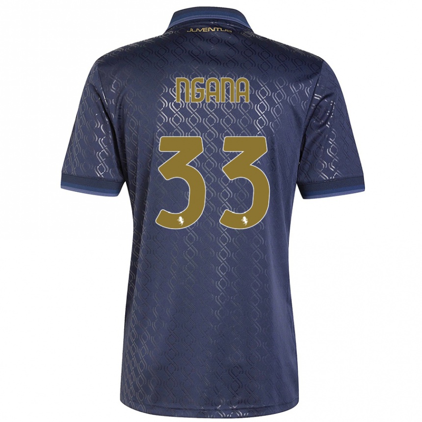 Hombre Fútbol Camiseta Valdes Ngana #33 Azul Marino Equipación Tercera 2024/25 Argentina